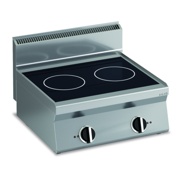 Induktions-Kochfläche mit 2 Platten mit 2 Platten Tischgerät