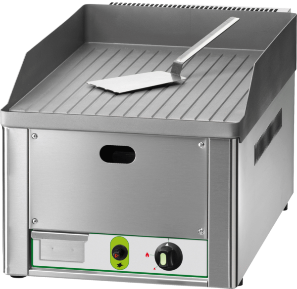 Gas-Grillplatte 1 Heizzone gerillt 4kW