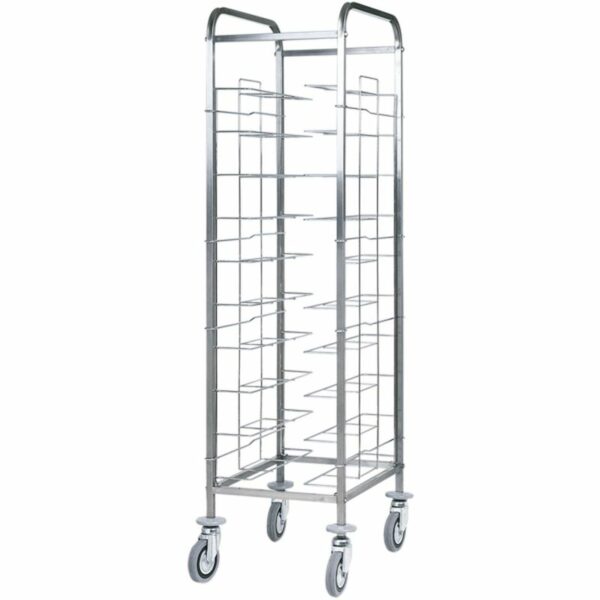 Abräumwagen 520 für 10 Tabletts oder GN Tabletts ohne Seitenwand