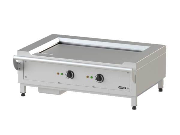 Elektro Teppanyaki-Grill mit 2 Heizzonen 11,7 kW Tischgerät