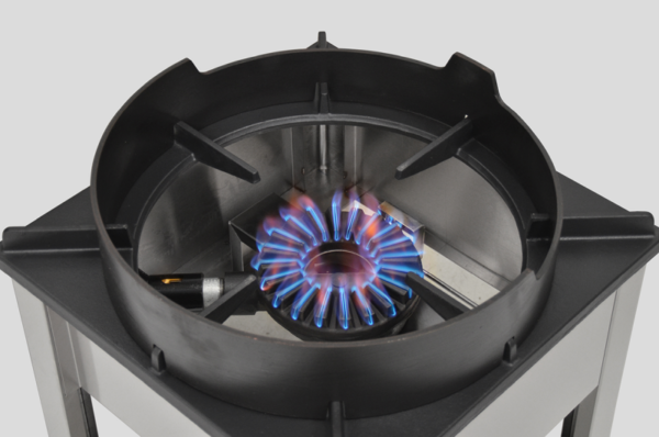 Gas Hockerkocher mit 13 kW Hochleistungsbrenner – Bild 4