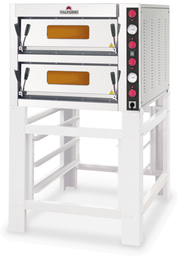 Pizzaofen Allround 4+4 für 4+4 Pizzen ø33cm elektro 9 kW – Bild 2