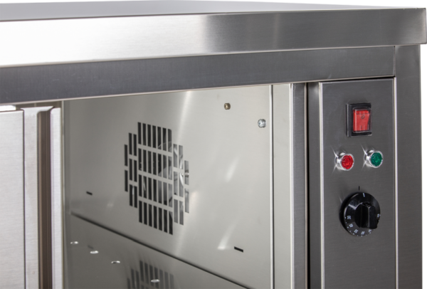 Wärmeschrank mit Aufkantung B 100cm x T 70cm – Bild 3