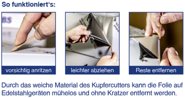 Kupfercutter - Der kleine Helfer zur Folienentfernung – Bild 3