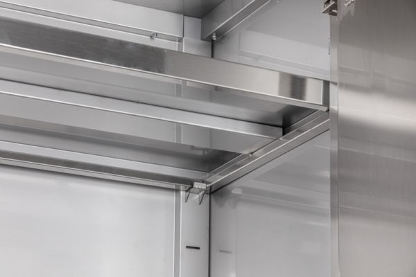 Geschirrschrank Breite 100cm Höhe 150cm mit Flügeltüren – Bild 5