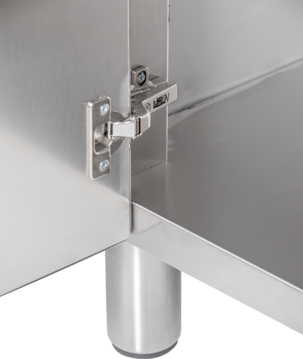 Geschirrschrank Breite 100cm Höhe 150cm mit Flügeltüren – Bild 7
