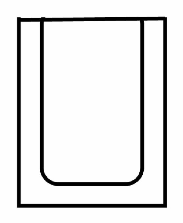 Ablauftisch Breite 70cm mit Grundboden ohne Aufkantung – Bild 3
